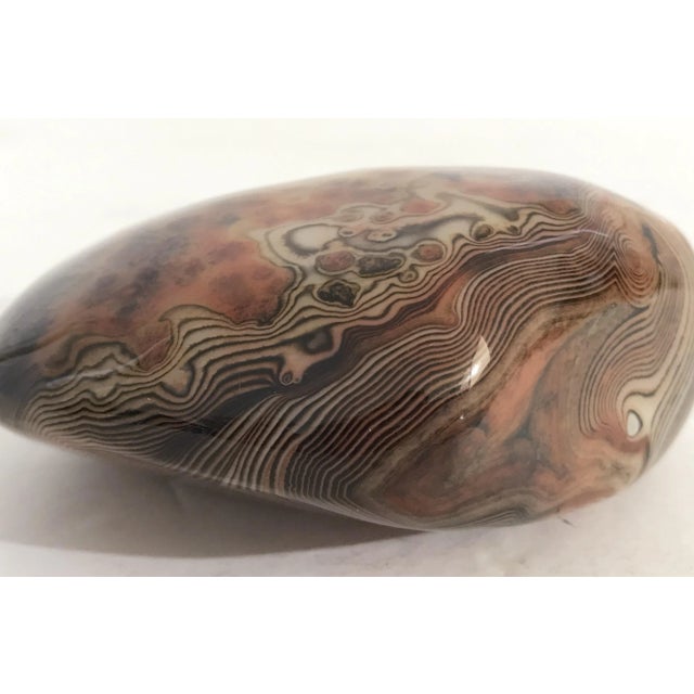 Mid 20th Century Mid 20th Century Agate Onyx Paperweight For Sale - Image 5 of 10
