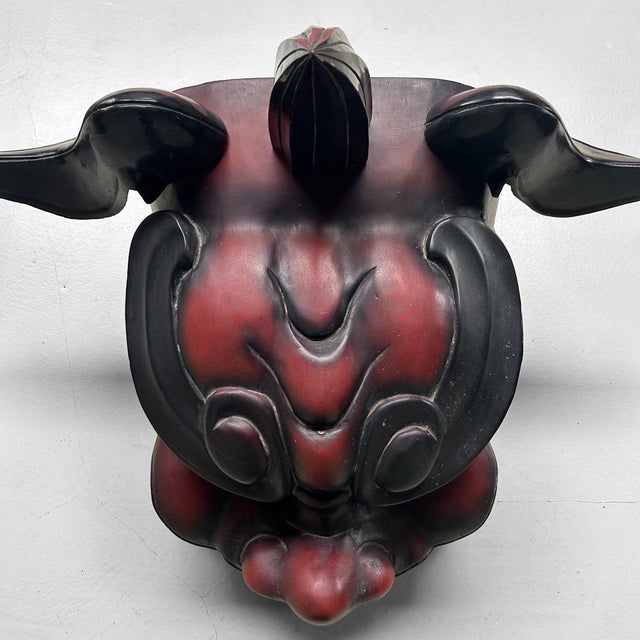 Meiji Wooden Japanese Shishi Mask, 1890s For Sale - Image 16 of 18