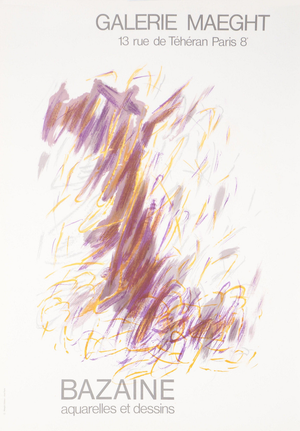 Jean-René Bazaine, Aquarelles et dessins, Lithograph