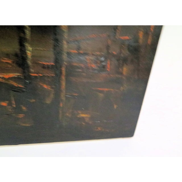 Impressionist "Day After the Last Day" Painting by Listed Artist Stancin For Sale - Image 3 of 6