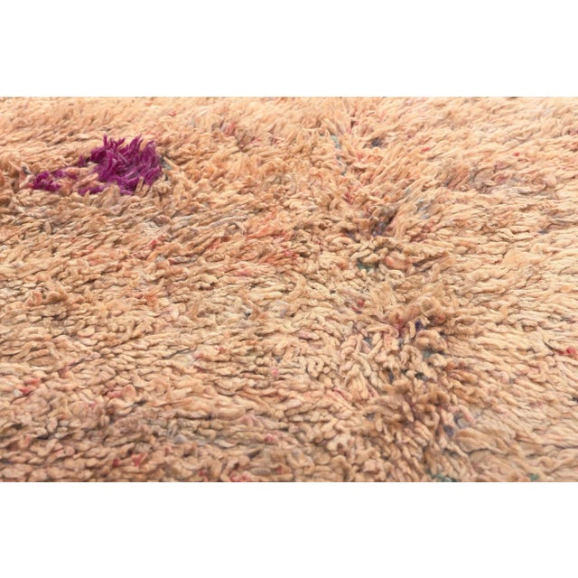 Mid 20th Century Vintage Purple Beni MGuild Moroccan Rug - 05'10 X10'02 For Sale - Image 5 of 9