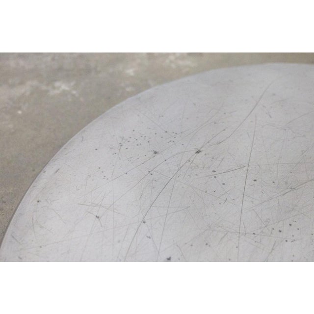 Glass and Steel Display Cabinet, 1970s For Sale - Image 9 of 11