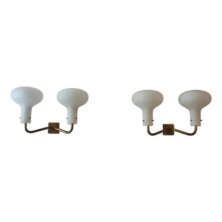 LP 12 A Wall Sconces by Ignazio Gardella for Azucena, 196s0, Set of ...