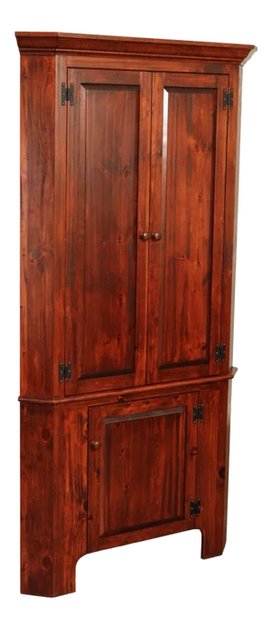 Custom Quality Pine Corner Cupboard