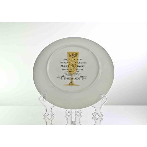 Spanish Porron Amphora Plate by Piero Fornasetti for Martini and Rossi, 1960s For Sale - Image 3 of 5