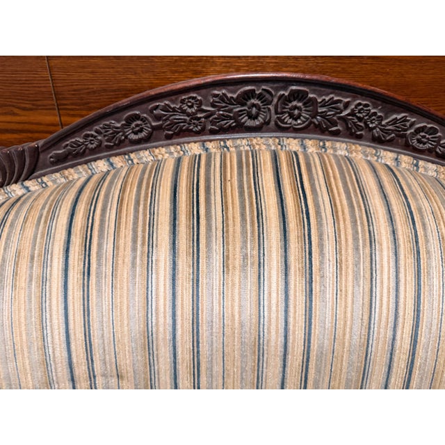 Wood Late 19th Century Victorian Sofa For Sale - Image 7 of 12