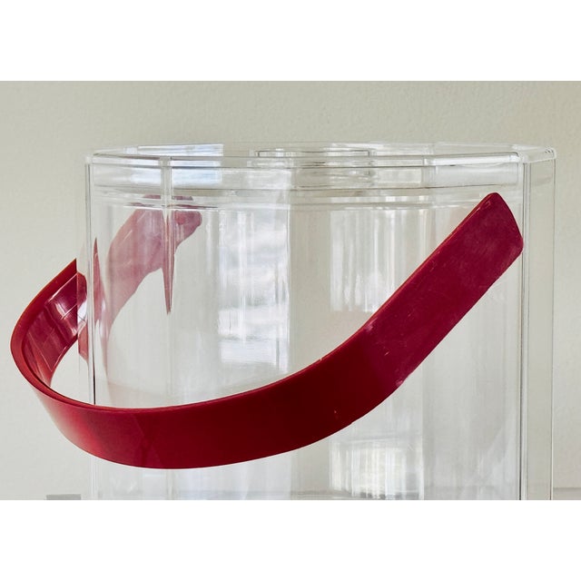 1970s 1970’s Fratelli Guzzini Acrylic Ice Bucket For Sale - Image 5 of 13