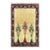 Vintage Gold Turkish Oushak Hand-Knotted Prayer Rug, 03'01 X 04'08 For Sale