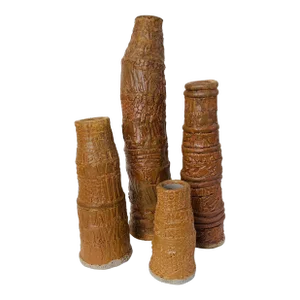 Geo Kress Brutalist Abstract Ceramic Towers- Set of 4