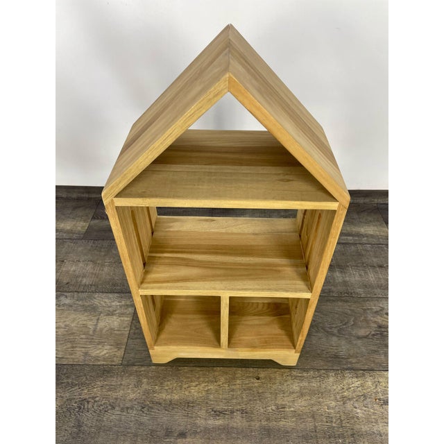 Vintage Blonde Rosewood Bookcase For Sale - Image 6 of 12