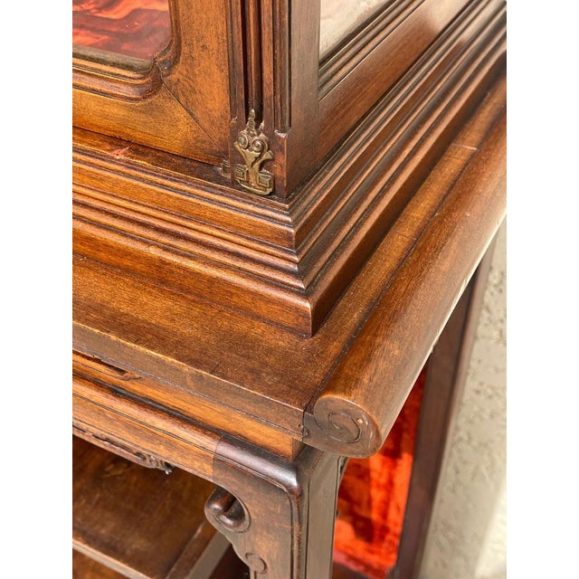 Wood Japanese Cabinet by Gabriel Viardot For Sale - Image 7 of 18