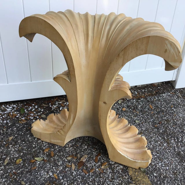 Mid-Century Glass Top Console Table For Sale - Image 9 of 11