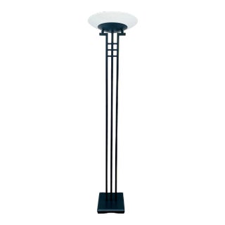 Postmodern Black & White Floor Lamp For Sale