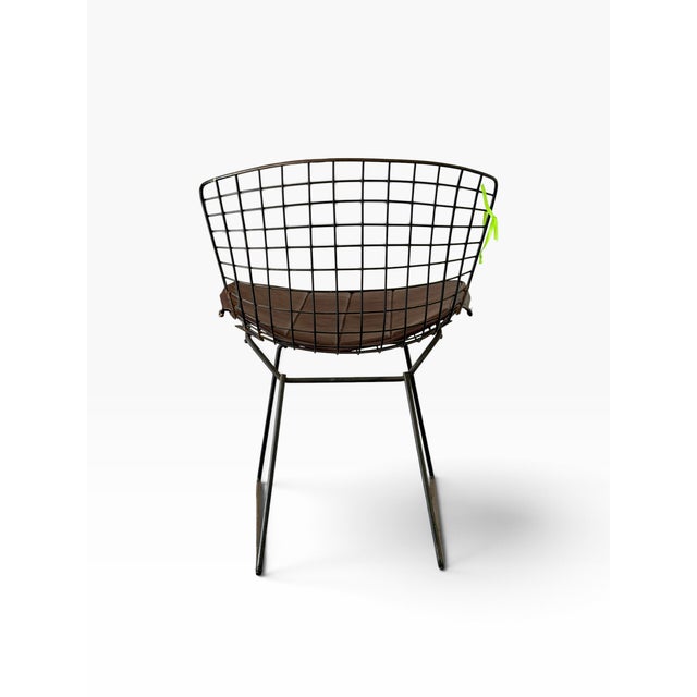 Metal Vintage Knoll Bent Metal Side Chair by Harry Bertoia 1952 For Sale - Image 7 of 7