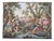 Vintage French Aubusson Jacquard Tapestry Hunting and Fishing, 1970s For Sale