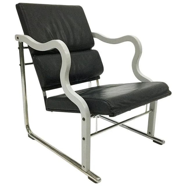 Black Chair by Yrjö Kukkapuro, Experiment Series, Finland, 1982 For Sale - Image 8 of 8