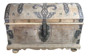 Large Oak Chest, 19th Century