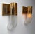 Brass Sconces Murano Glass by Aldo Nason for Mazzega, Italy, 1970s, Set of 8 For Sale - Image 10 of 12