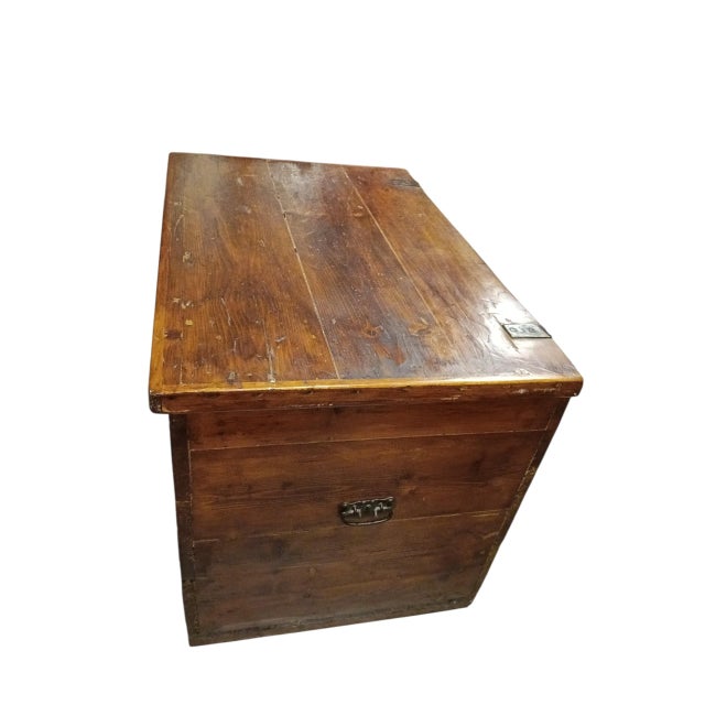 1960s Mid-Century Wooden Chest, 1960s For Sale - Image 5 of 5