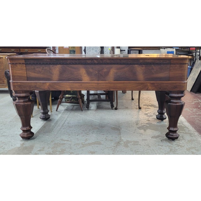 Mid 19th Century Circa 1860 Solid Rosewood Large Square Piano For Sale - Image 5 of 17