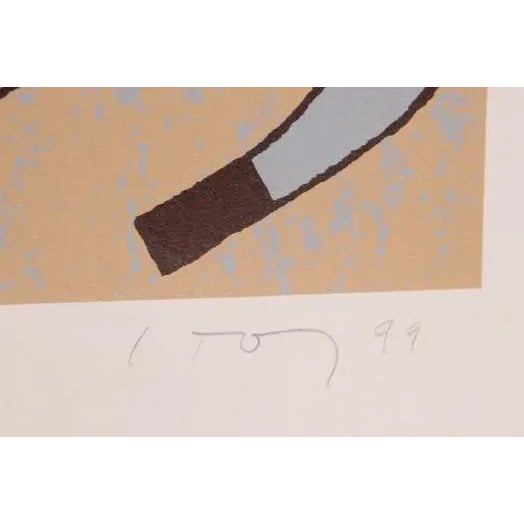 Artist: David Storey Title: Bonix Year: 1999 Medium: Lithograph, Signed and Numbered in Pencil Edition: 5/100 Size: 23 x...