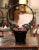 Pair of Mid-Century French Painted Iron Hanging Jardinière Baskets With Roses For Sale - Image 10 of 13