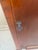 Wood Antique Carved Mahogany Sheet Music Cabinet With Lock and Key For Sale - Image 7 of 17