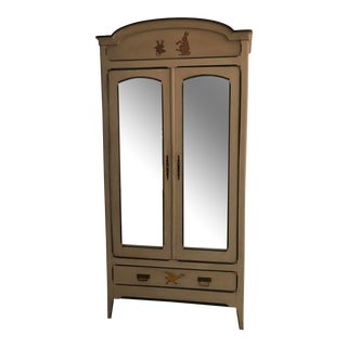 Children's Antique French Armoire For Sale