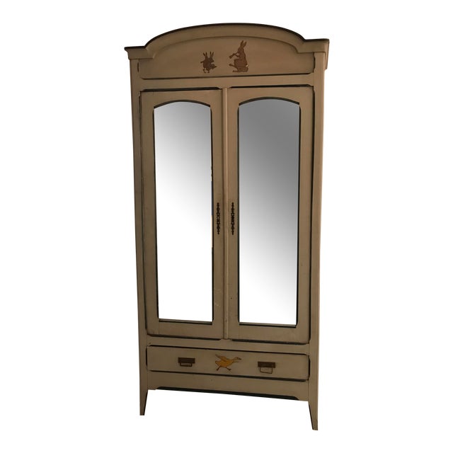 Children's Antique French Armoire For Sale