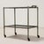 Black Vintage Service Trolley in Aluminium and Glass, Italy, 1960s For Sale - Image 8 of 9