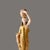 Gold Porcelain Classical Maiden with Water Pot and Jug from Royal Worcester For Sale - Image 8 of 11
