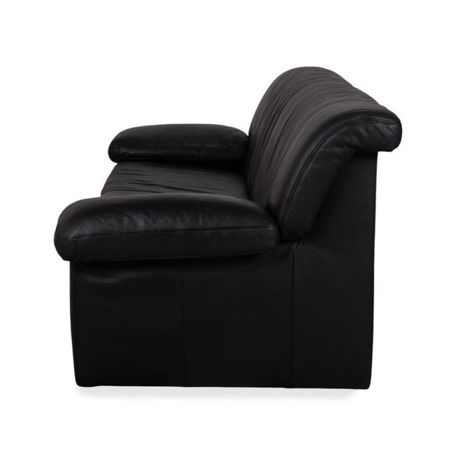 Black Leather Three-Seater Sofa from Koinor For Sale - Image 12 of 13