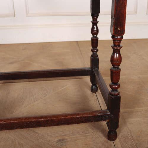 17th Century Period Oak Lamp Table For Sale - Image 5 of 8