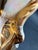 Gold Vintage Vase Pearlescent With Gold Calla Lily Hollywood Regency 22k Gold 7" For Sale - Image 8 of 12