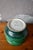 Green Green Glazed Earthenware Cachepot, 1940s For Sale - Image 8 of 10
