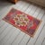 Mid-Century Modern 1970s Hand-Knotted Small Turkish Rug, Kitchen Mat, Laundry Room Decor, Doormat - 1'7" X 3'3" For Sale - Image 3 of 11
