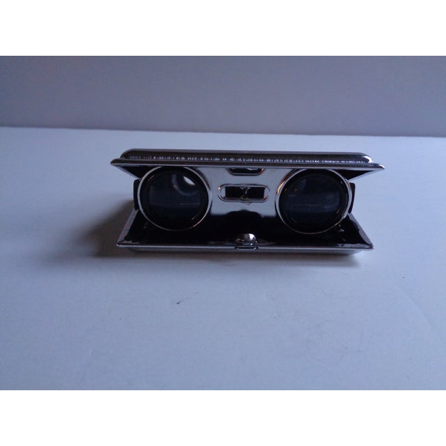 Vintage MidCentury Crystar Folding Opera Glasses in Original Box