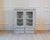 19th Century A hanging cabinet from Sweden with glass doors in grey For Sale In Atlanta - Image 6 of 8
