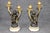 Neoclassical Fine Marble and Bronze Figural Clock Candelabras by Lemerle Charpentier For Sale - Image 3 of 16