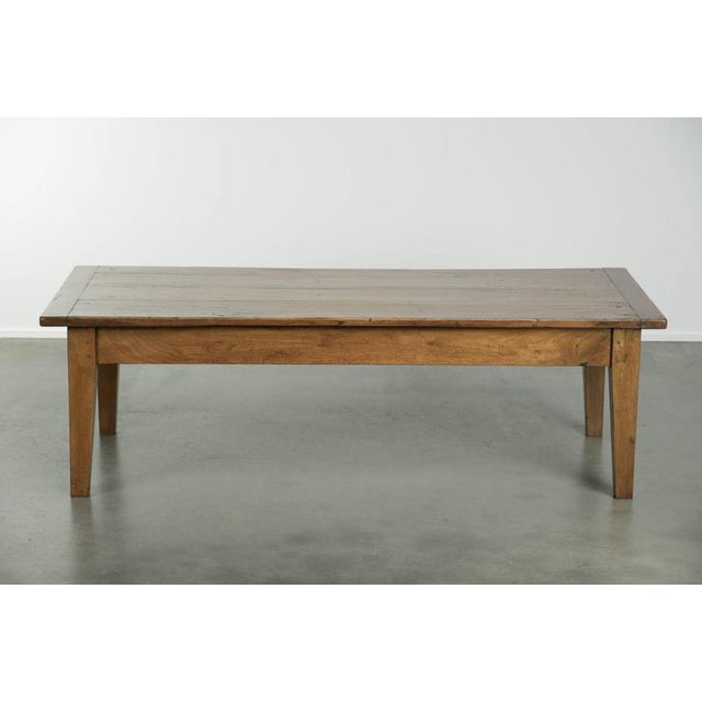2000 - 2009 Antique French Walnut Coffee Table For Sale - Image 5 of 13