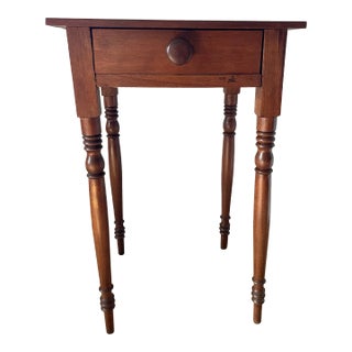 Early American Sheraton Side Table For Sale