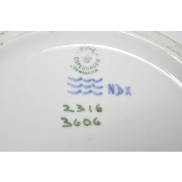 Vintage 1956 Royal Copenhagen Dolmen Denmark Porcelain 10" Bowl Landscape Scene For Sale - Image 11 of 12