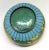 Teal Antique Asian Cloisonné Footed Bowl For Sale - Image 8 of 13