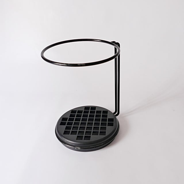 Steel Umbrella Stand with Plastic Tray by Marilena Boccato and Gian Nicola Gigante and Antonio Zambusi for Magis, 1980s,...