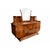 Art Deco Walnut Burl Sideboard with Mirror, 1980s, in Very Good conditions. Designed 1980 to 1989