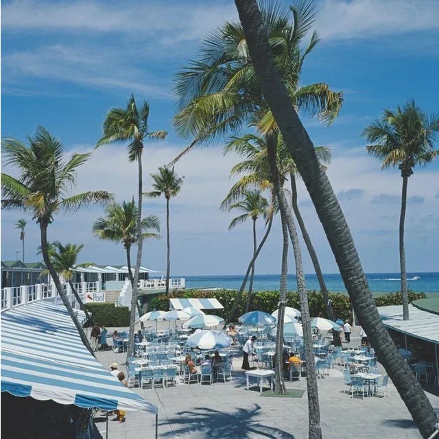 Florida Palms (1978) - Limited Estate Stamped (Photo By Slim Aarons) A view of palm trees at a beach resort in Boca Raton,...
