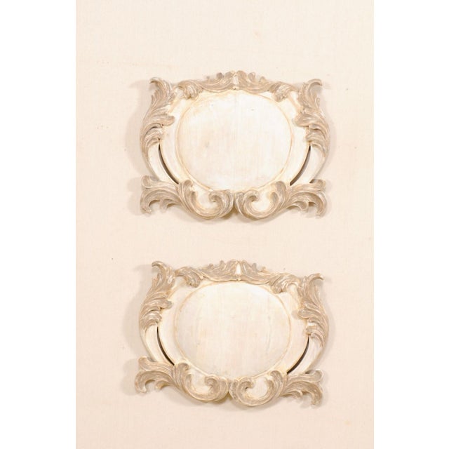 Italian Pair Italian Style Wall Plaques For Sale - Image 3 of 10