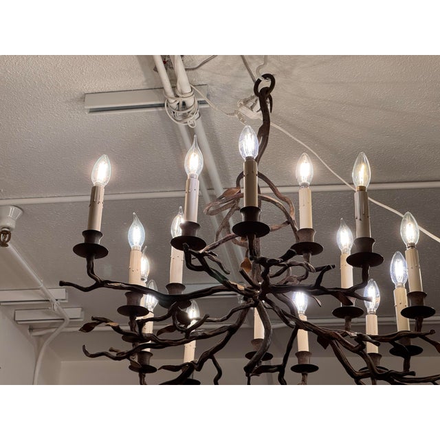 Paul Ferrante Twig Chandelier, Model #2081 For Sale - Image 9 of 12