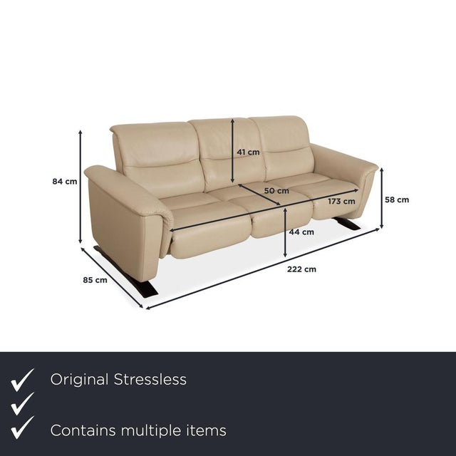 The Stressless Panorama suite consists of a three-seater and a two-seater. Stressless' Panorama sofas feature almost...