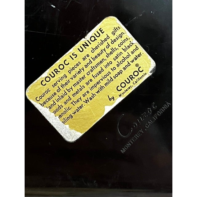 Couroc of Monterey Phenolic Resin Tray For Sale - Image 9 of 9